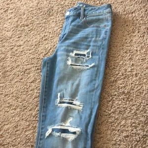 American eagle super stretch high waisted jeans!!